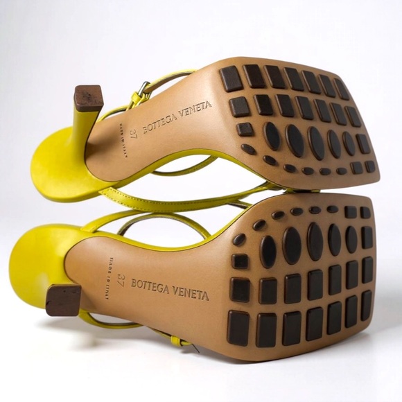 Bottega Veneta Shoes - Bottega Veneta Bright Yellow Heels